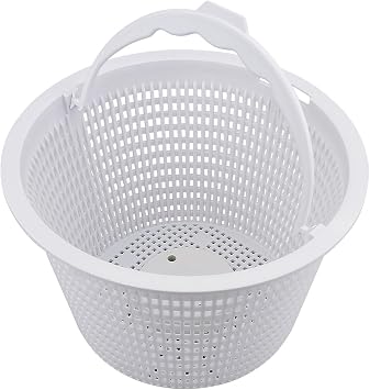 Skimmer Basket Replacement for Inground Pools Hayward 27180-009-000 - Compatible with Pentair U-3, SP1070, SPX1070E, 27180-009, 08650-0007, B-9 - Pool Skimmer Basket with Handle & Weighted