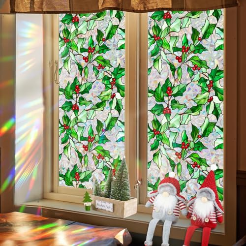 Vinilo Decorativo para Ventanas con Diseño Navideño miniatura 1