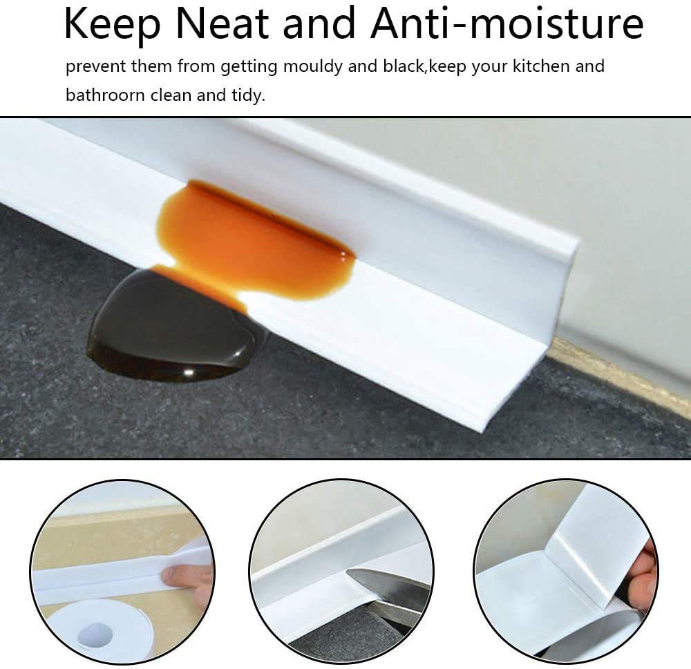 Buy BLAZOR Bath Sealant Strip, Bathroom Sealant Tape, Caulk Strip, PE