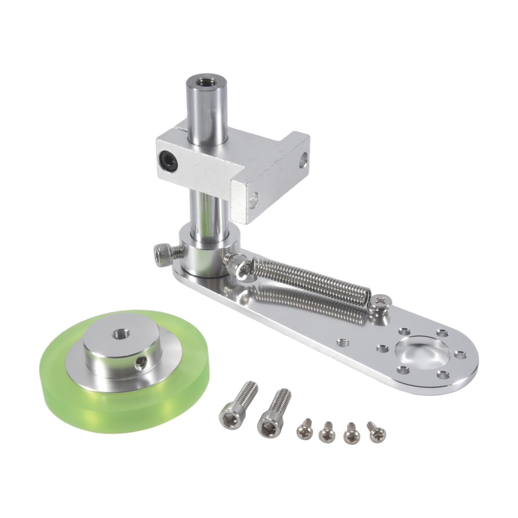 Tiyao 200Mm Aluminum Polyurethane Industrial Encoder Wheel Measuring Wheel With Type 20Mm Aluminum Encoder Mounting Bracket