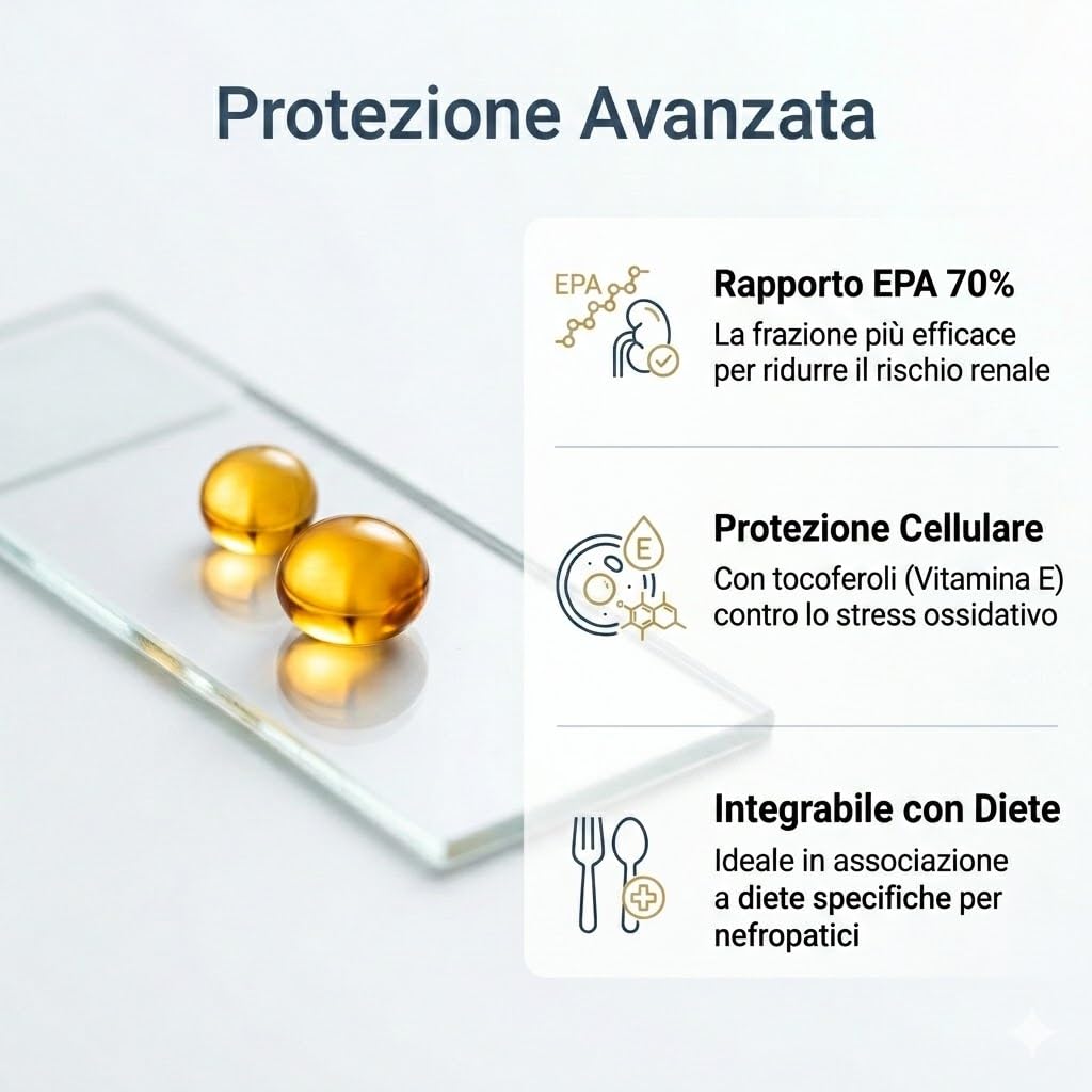 KCMEGA3 Confezione 80 Perle - Fonte Naturale di Omega 3 (EPA e DHA) da Olio di Pesce con Elevatissima Concentrazione (min. 90%) e Alto Grado di Purezza