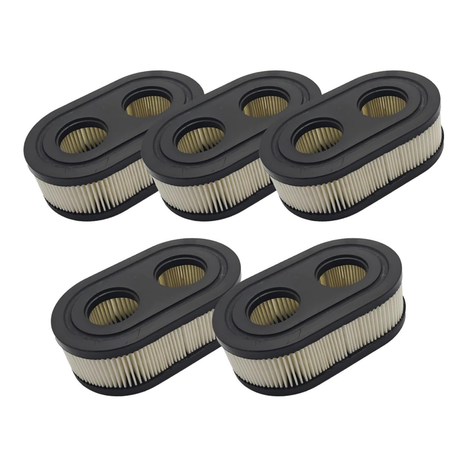 Filtro de aire compatible con Bri-ggs Stratt-0n 593260 798452 K, repuesto de cortacésped, Herramientas de limpieza del hogar, piezas de jardín, 5 uds.