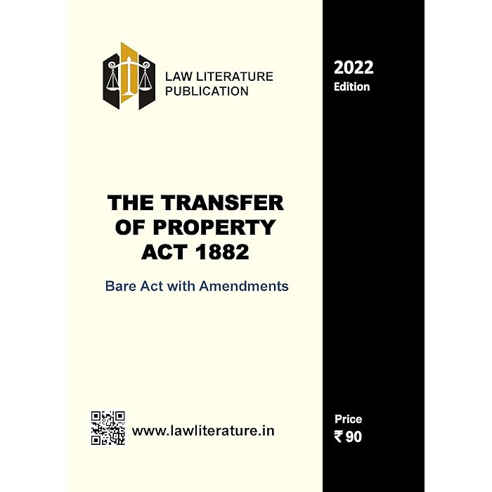 Buy The Transfer of Property Act 1882 Bare Act 2022 Edition Online at