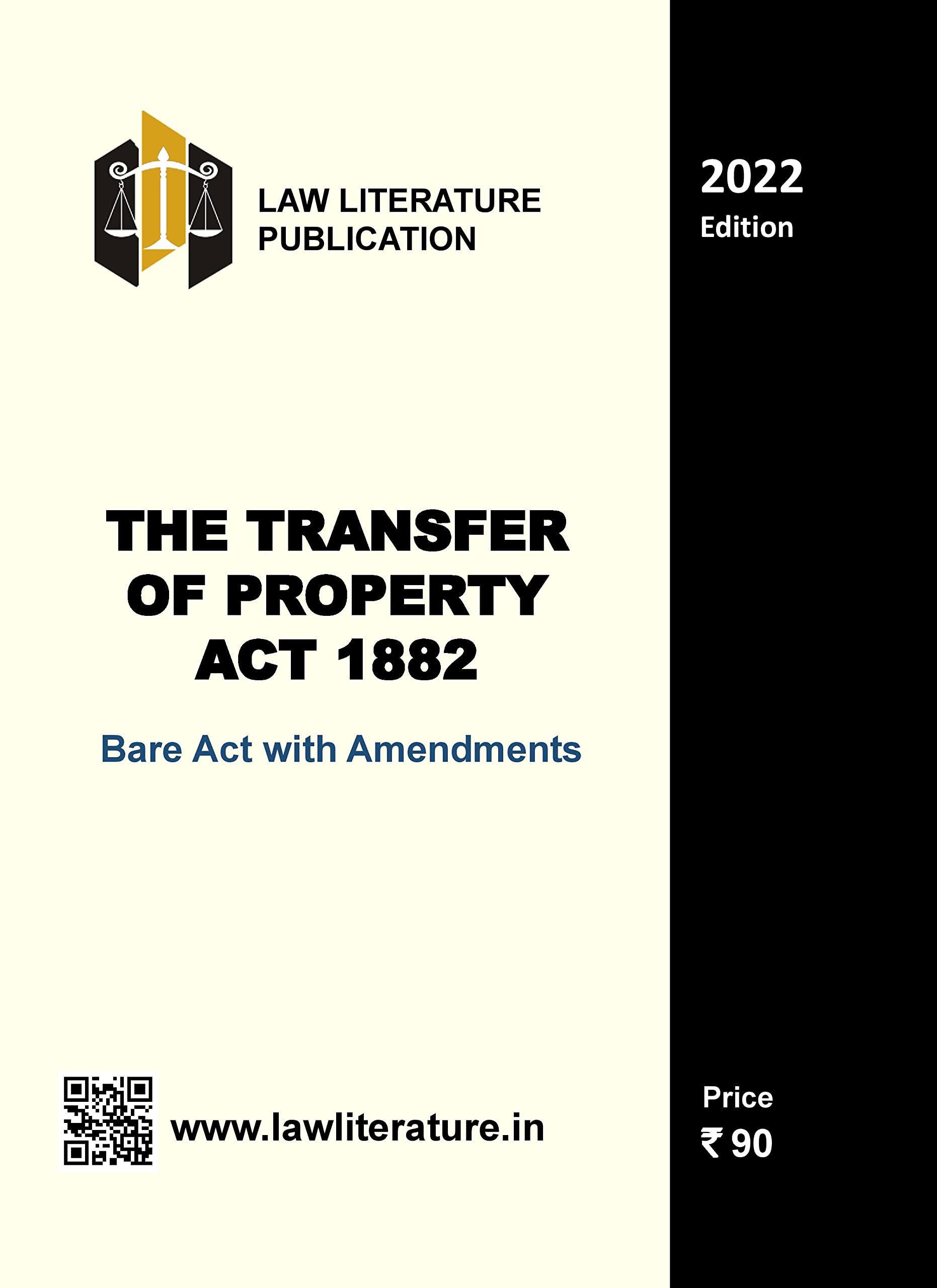 Buy The Transfer of Property Act 1882 Bare Act 2022 Edition Online at