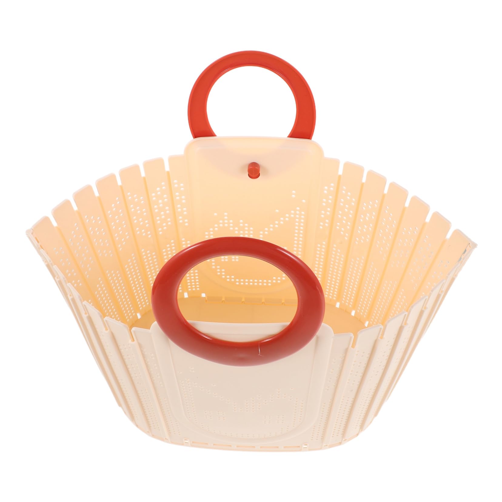Panier de rangement plastique pliable polyvalent avec poignée