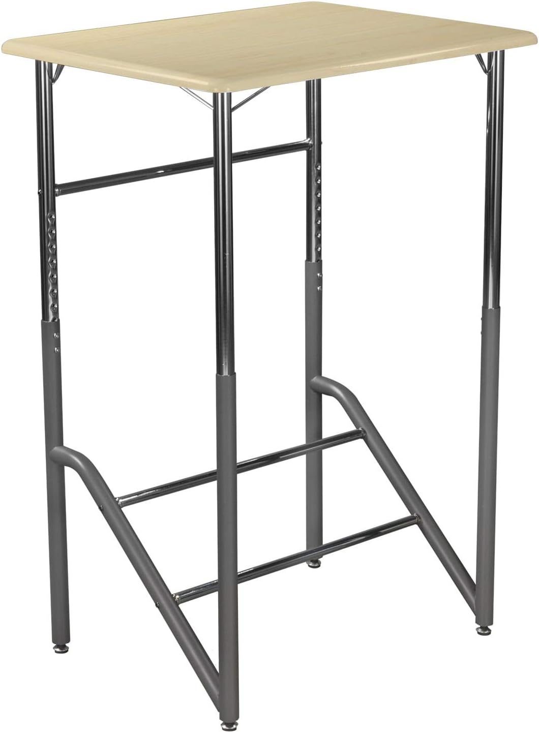 Vari Education - Standing School Desk 5-12 – Adjustable Height Student Activity Standing Table