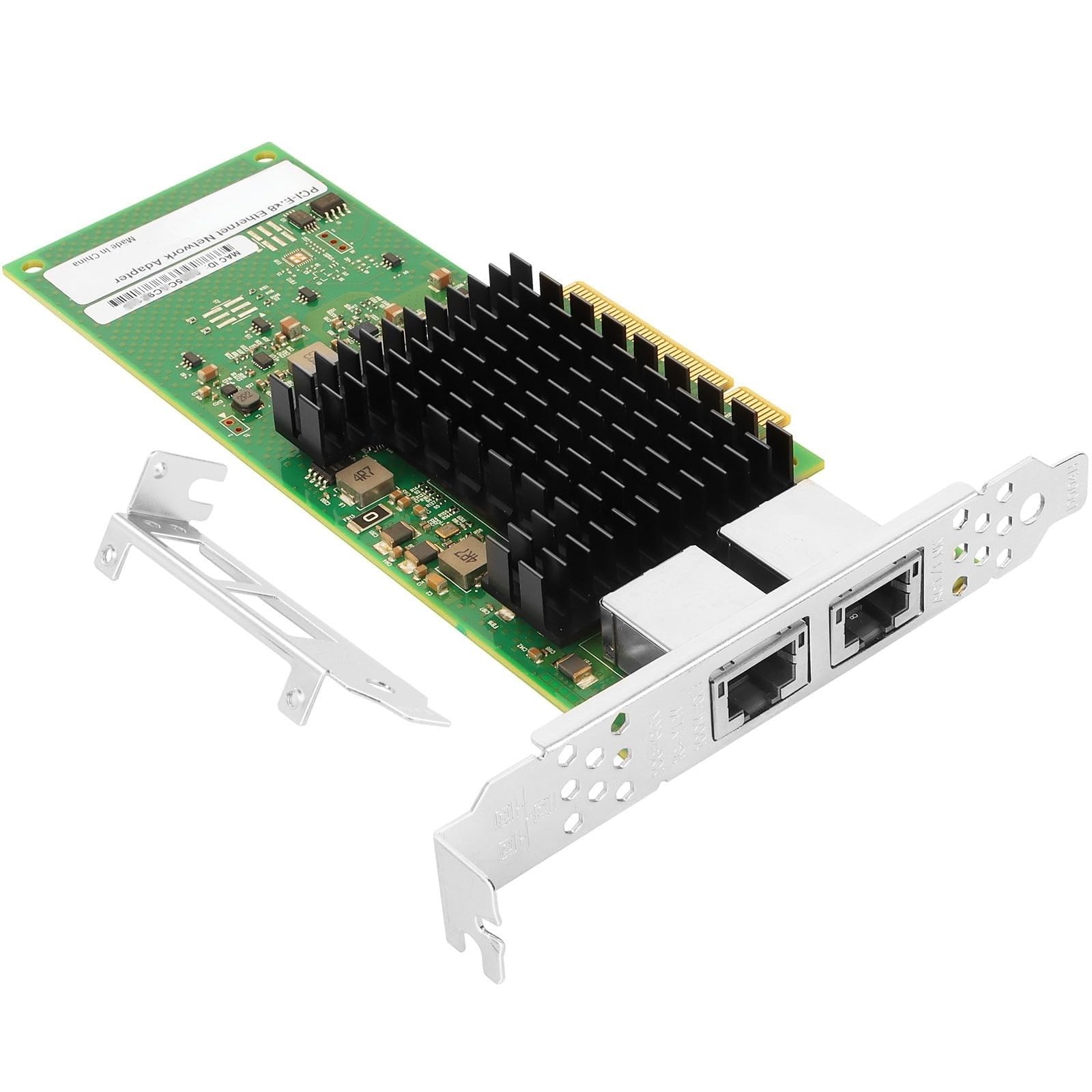 Intel X710 Chipset 10G Dual Port RJ45 PCIe x8 Network Card with Low Profile Bracket | 10GbE LAN Adapter for Server/Desktop | Supports Windows/Linux/Vmware-image-41