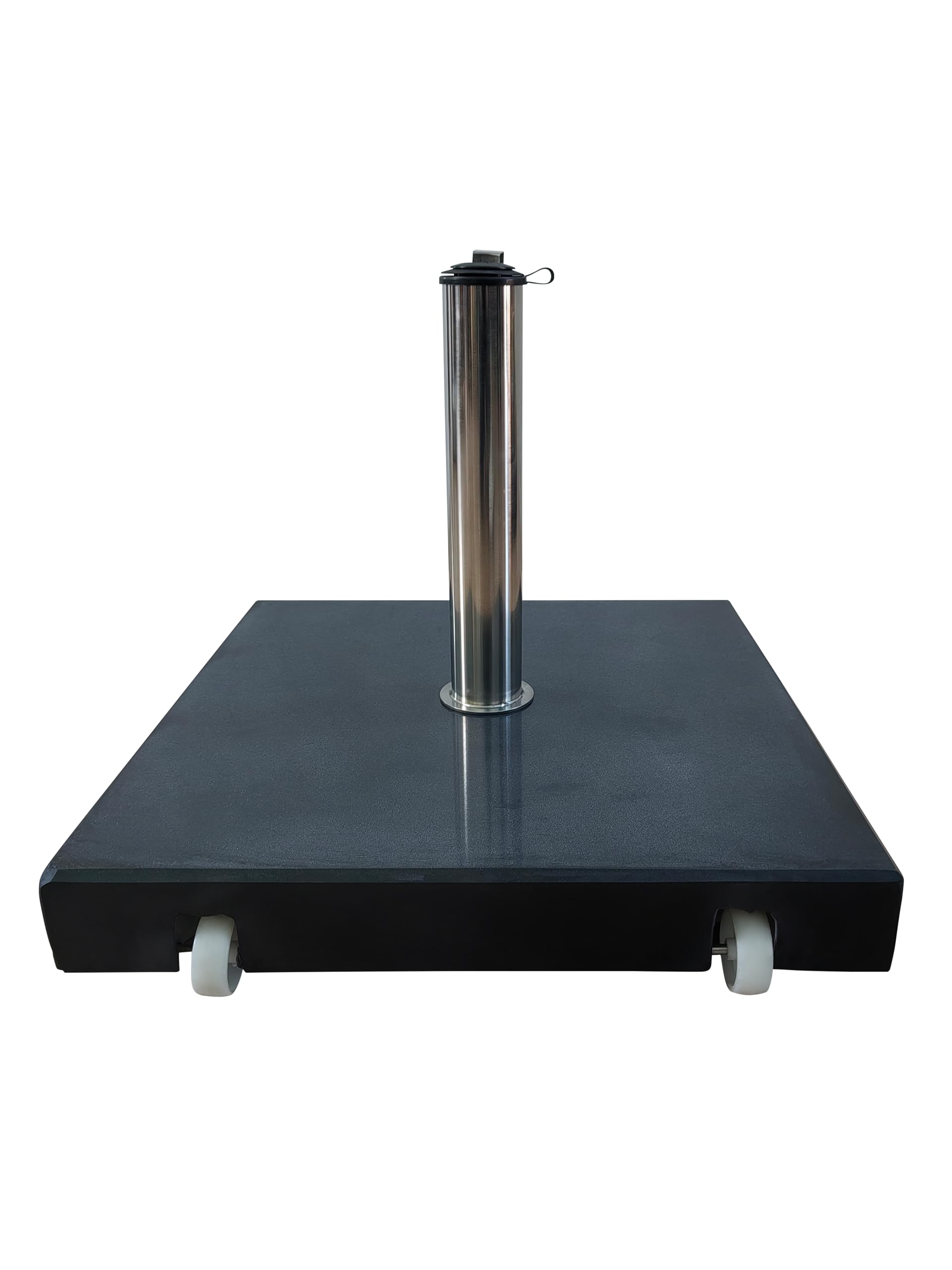 Gardissimo Trolley Granitsockel Move 70 kg Schirmständer, schwarzer Granit