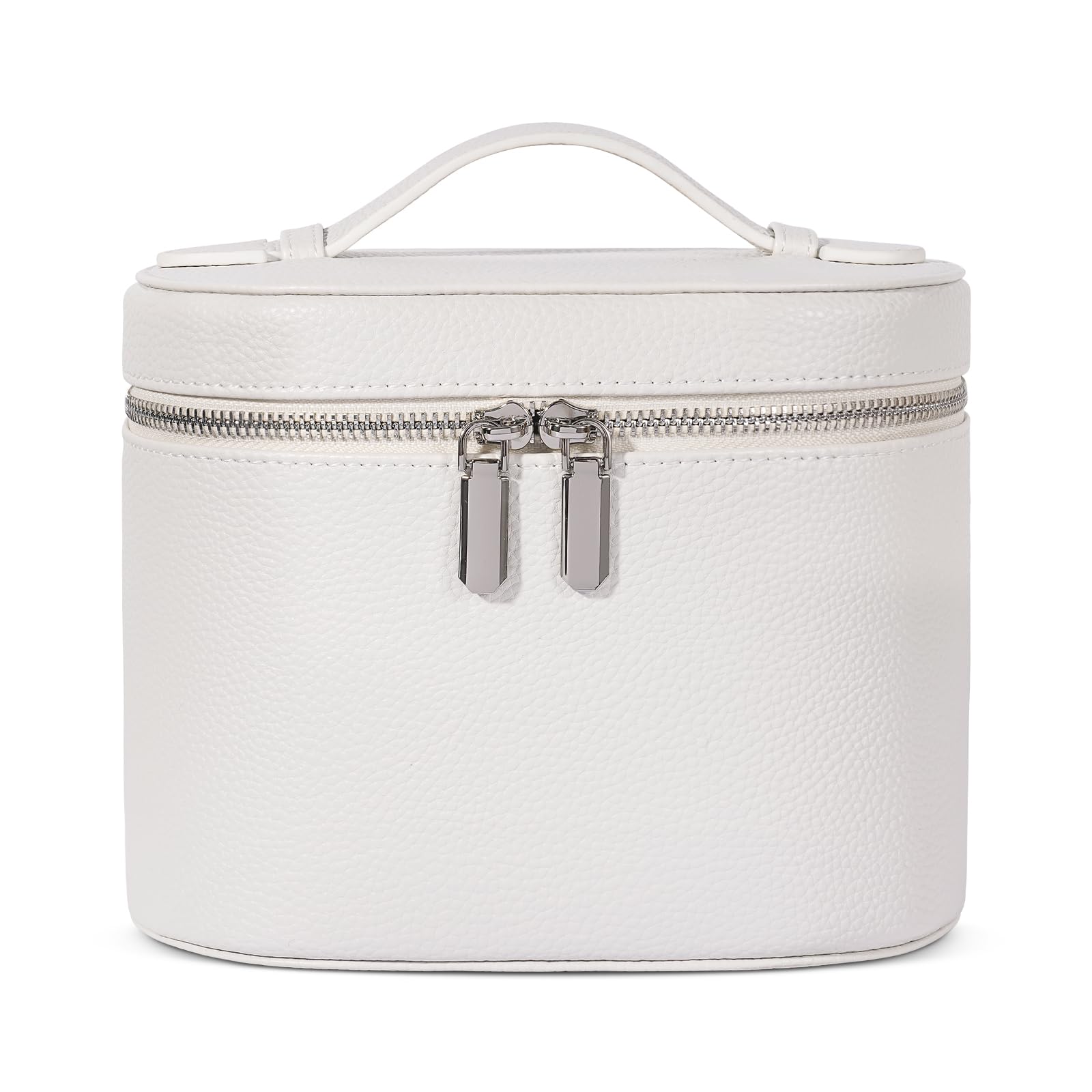 Makeup Bag, Travel Make up Case with Compartments and Handle, Portable Cosmetic Organizer Bags,Toiletry Bag for Women