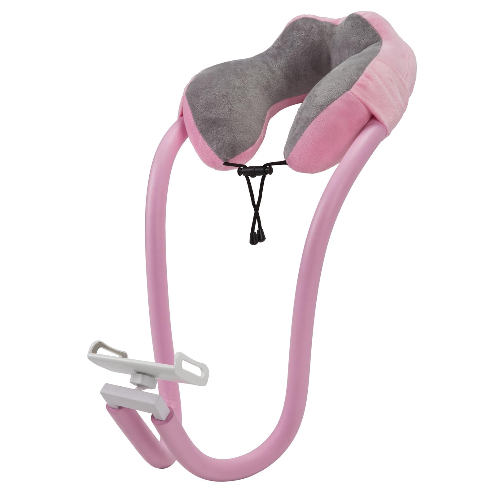 Soporte para teléfono con almohada de cuello ajustable 360° que reduce el cansancio