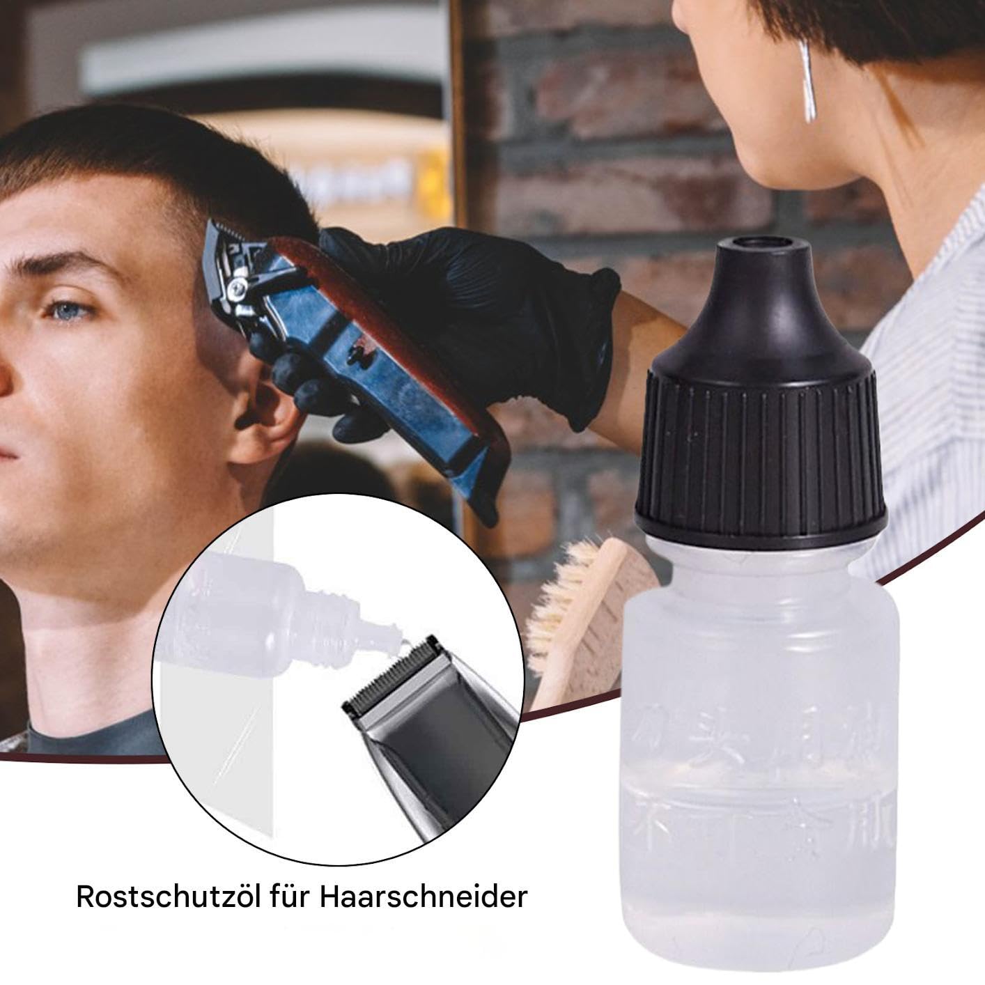Blade Oil - Universal Trimmer Schmiermittel, Electric Rasiermesserwartungslösung | Rostbeständiges elektrisches Haar Rasierer Öl, Präzisionsbetreuungspflege, reduzierte Reibung, verlängerte Le