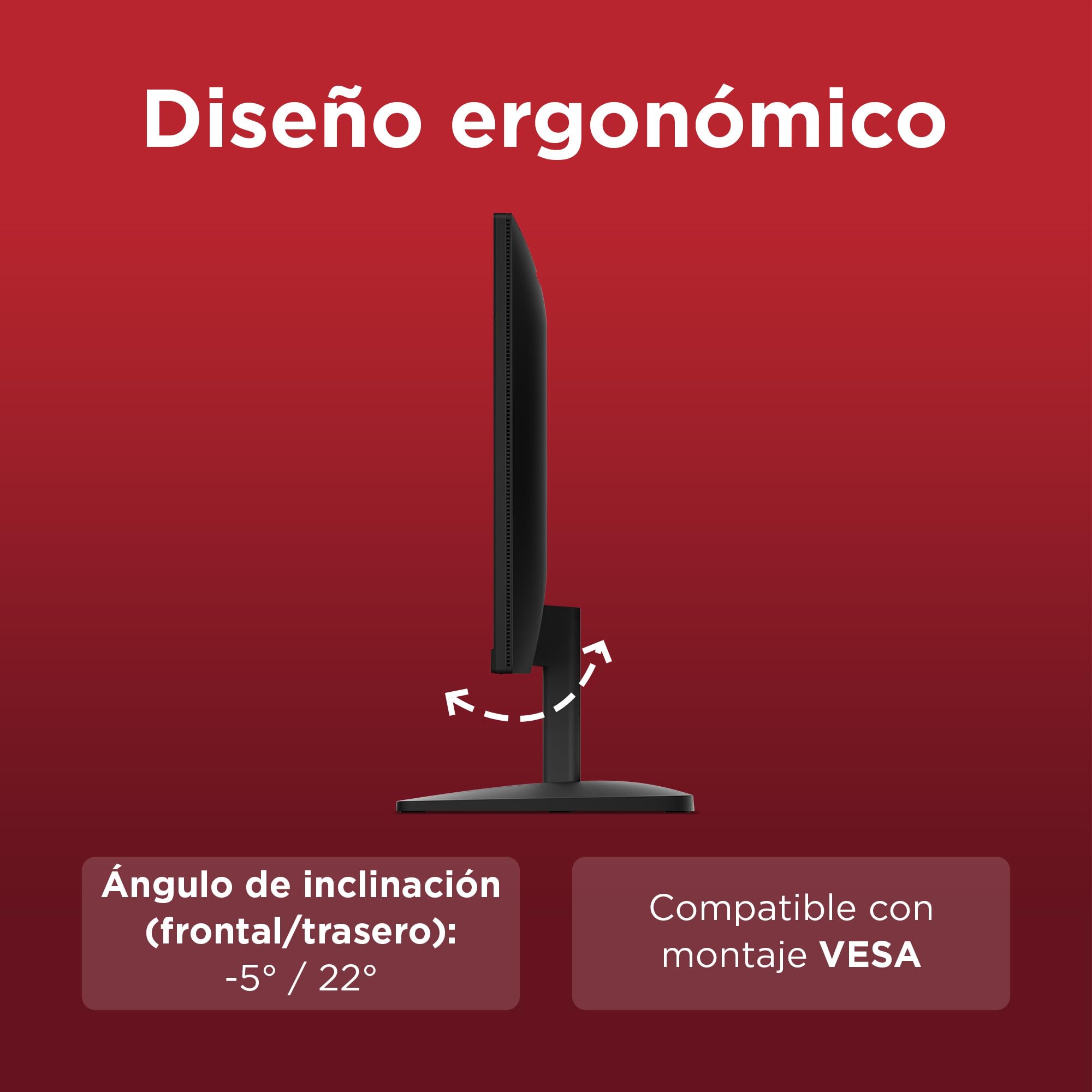 Lenovo L27qe - Monitor QHD 27" (IPS, Tasa de Refresco 100 Hz, Tiempo de Respuesta 4ms, 16:9, HDMI 2.1 - DP 1.4, VESA Adaptive Sync, Montaje VESA 100 mm, Soporte Inclinable) Negro