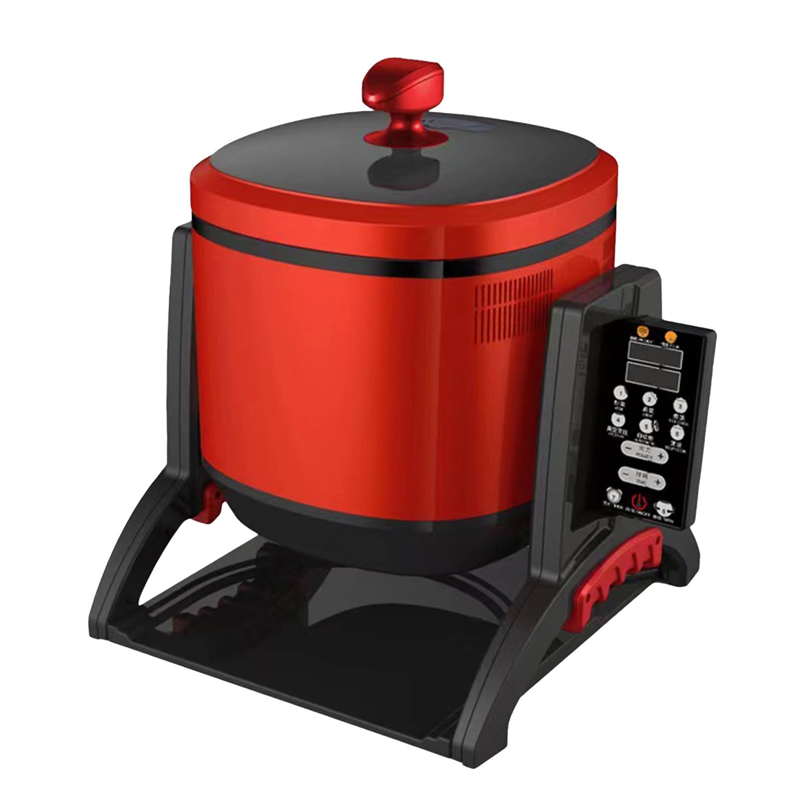 2200W Automatic Cooking Machine 360 Stir Fry Machine - 7 Levels Fire Power 6L Capacity Food Processor Slow