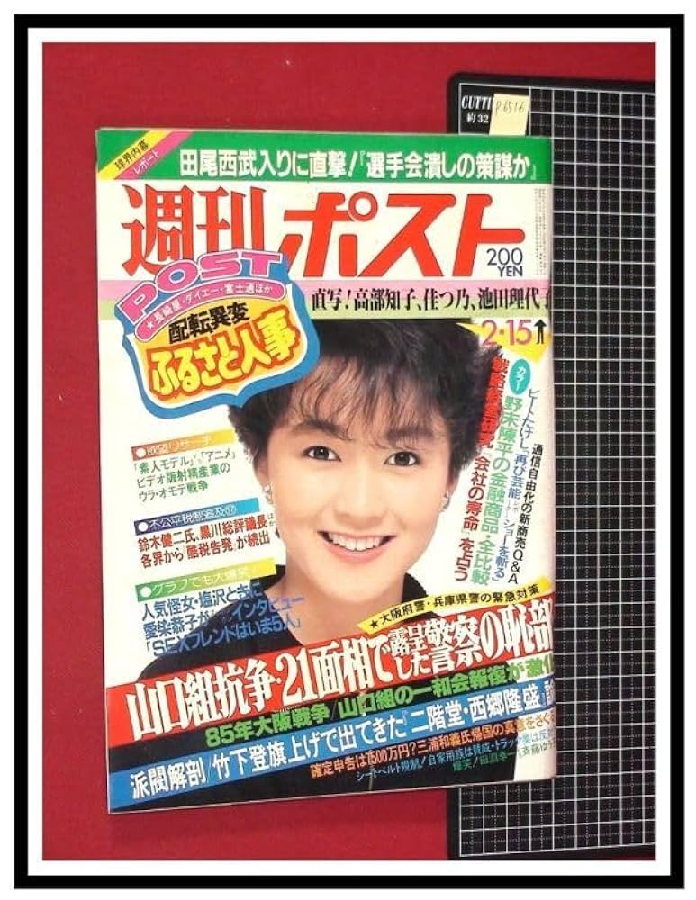 Amazon.co.jp: p6516『週刊ポスト S60 no.788』表紙:岩井小百合