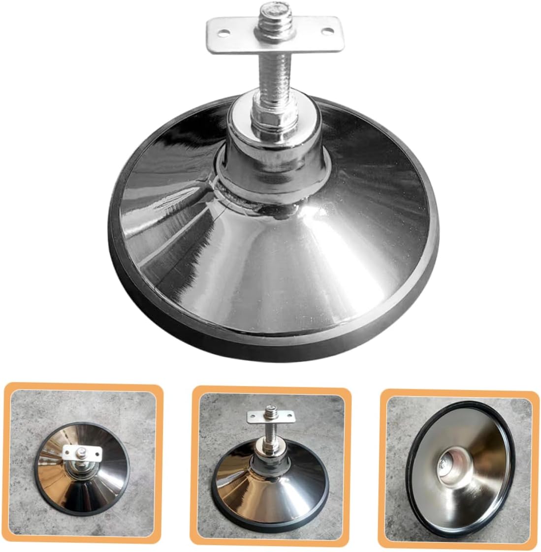 WOONEKY Adjustable Pool Table Leveling Feet Table Risers Pool Foot Accessory Floor Protecting Leveler
