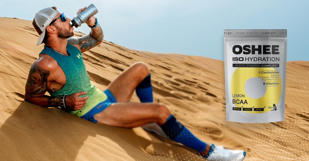 OSHEE ISO Hydration izotonik w proszku Lemon BCAA 1050 g