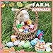 RIY 10Pcs Story Time Finger Puppets - Old Macdonald Had A Farm Educational Puppets Easter Basket Stuffers