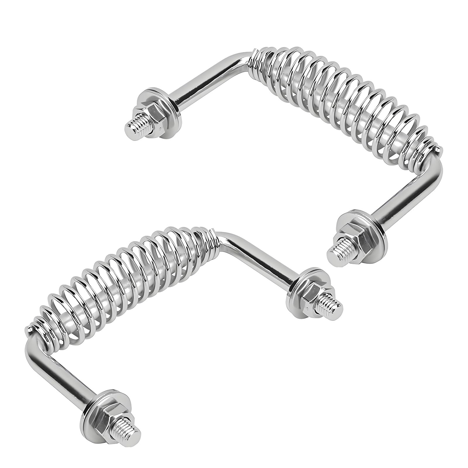 Hredyqw Sturdy 304 Nonrust Steel Bolt On Spring Handle For BBQ Grills Tool With Comfortable Grip And Easy Installation
