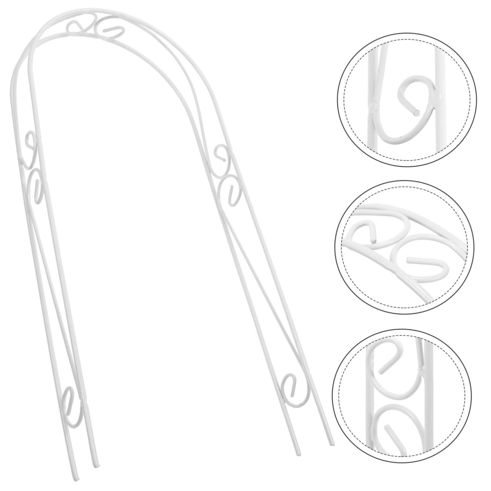 BESPORTBLE 5 Pièces Tuteurs pour Plantes d'intérieur Filets Treillis végétal Accessoire Jardinage Accessoires Jardinage Arche végétale pour Support Plante d'intérieur Poteau de Mousse Pliable