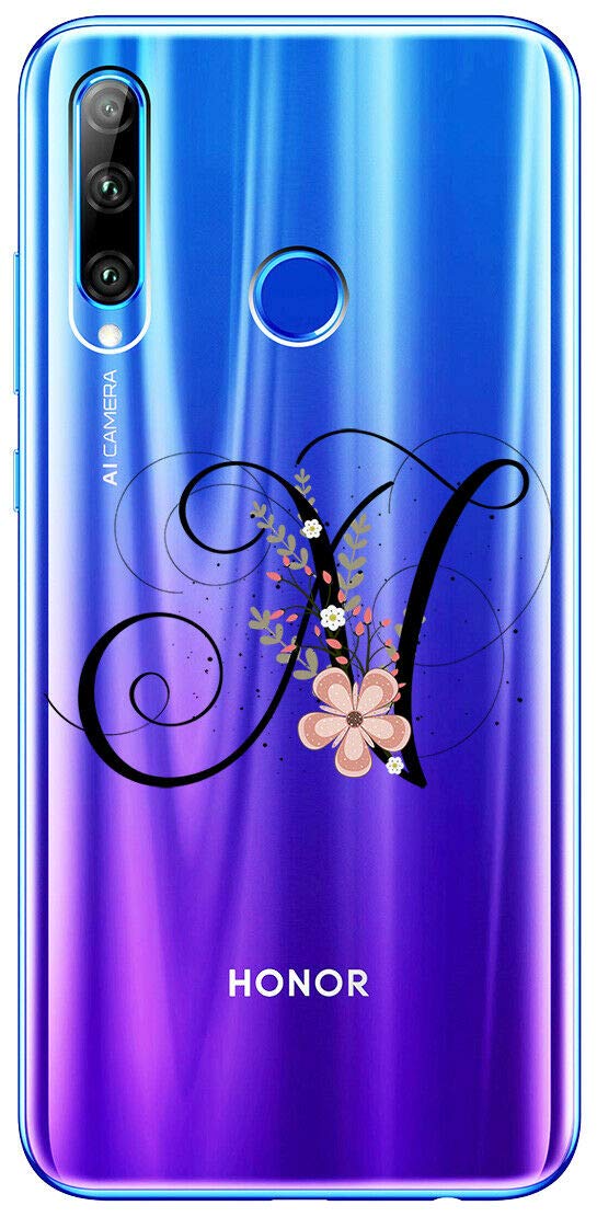 Mixroom Cover Per Huawei Honor 9X - Custodia TPU Morbida Trasparente Con Stampa Pianoforte E Chiave Di Violino, Fantasia U922, Antiurto