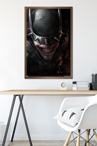 Miniatura 68 de Trends International DC Comics - Póster de pared con cara de Batman Who Laughs, 22.375 x 34 pulgadas, versión enmarcada en negro Versión con marco