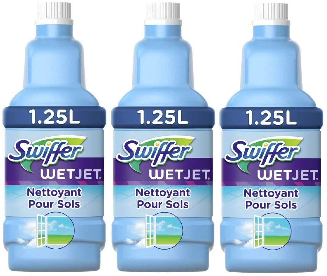 Swiffer - Swiffer Wetjet Liquide Nettoyant - 1,25L - Lot De 3 - Prix Du Lot - Livraison Rapide En France Métropolitaine Sous 3 Jours Ouverts