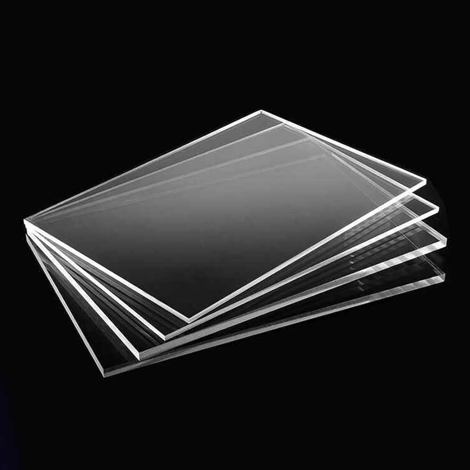 2 mm Polycarbonate Sheet Greenhouse Plastic Acrylic Board Glass Pane Thin Acrylic Sheet High Impact Greenhouse Panels for Garden Fences Walkway Canopies(100*700cm/3.3x23ft)