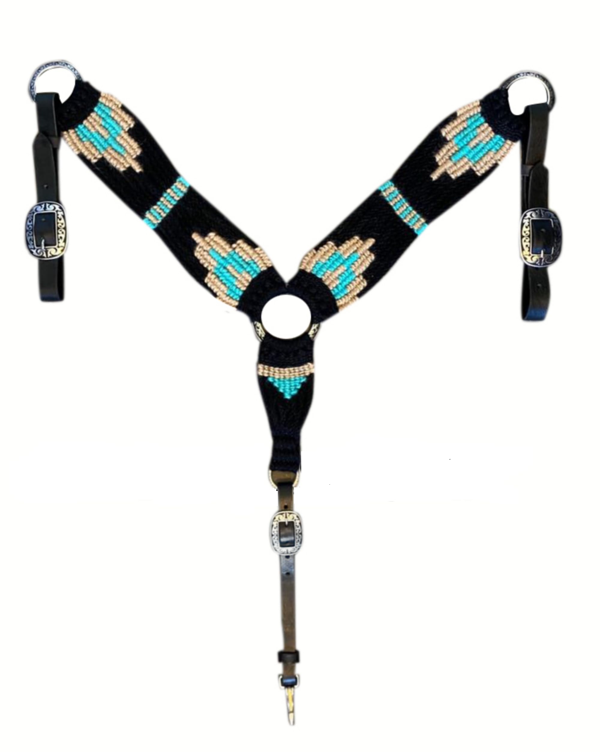 Coiffe et collier poitrine de cheval Hilason Western German