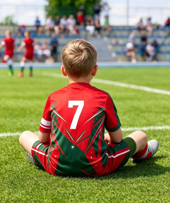 Vogue & Cosy Unisex Soccer Jersey uniform sets for young generation (boys & girls) playing games & outfit