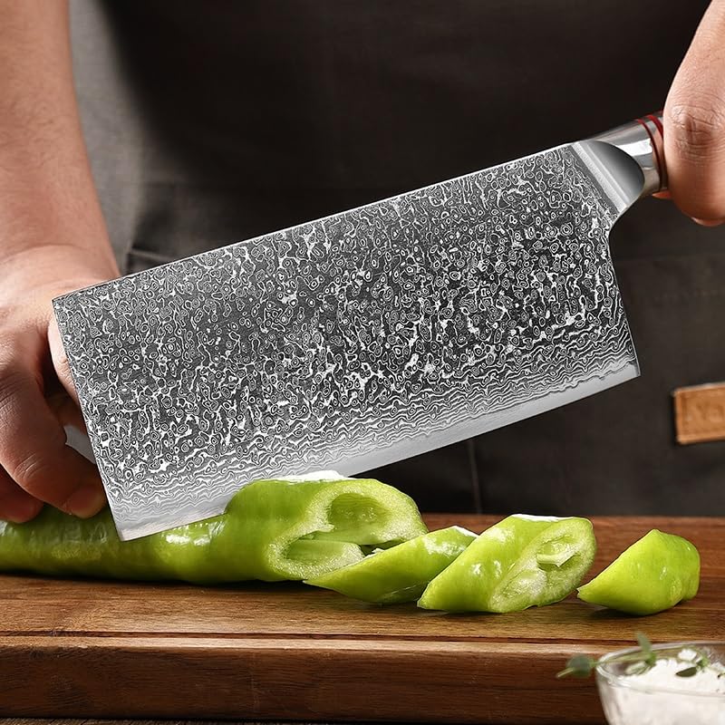 Set de Cuchillos Cocina 7 Piezas Acero Damasco miniatura 6