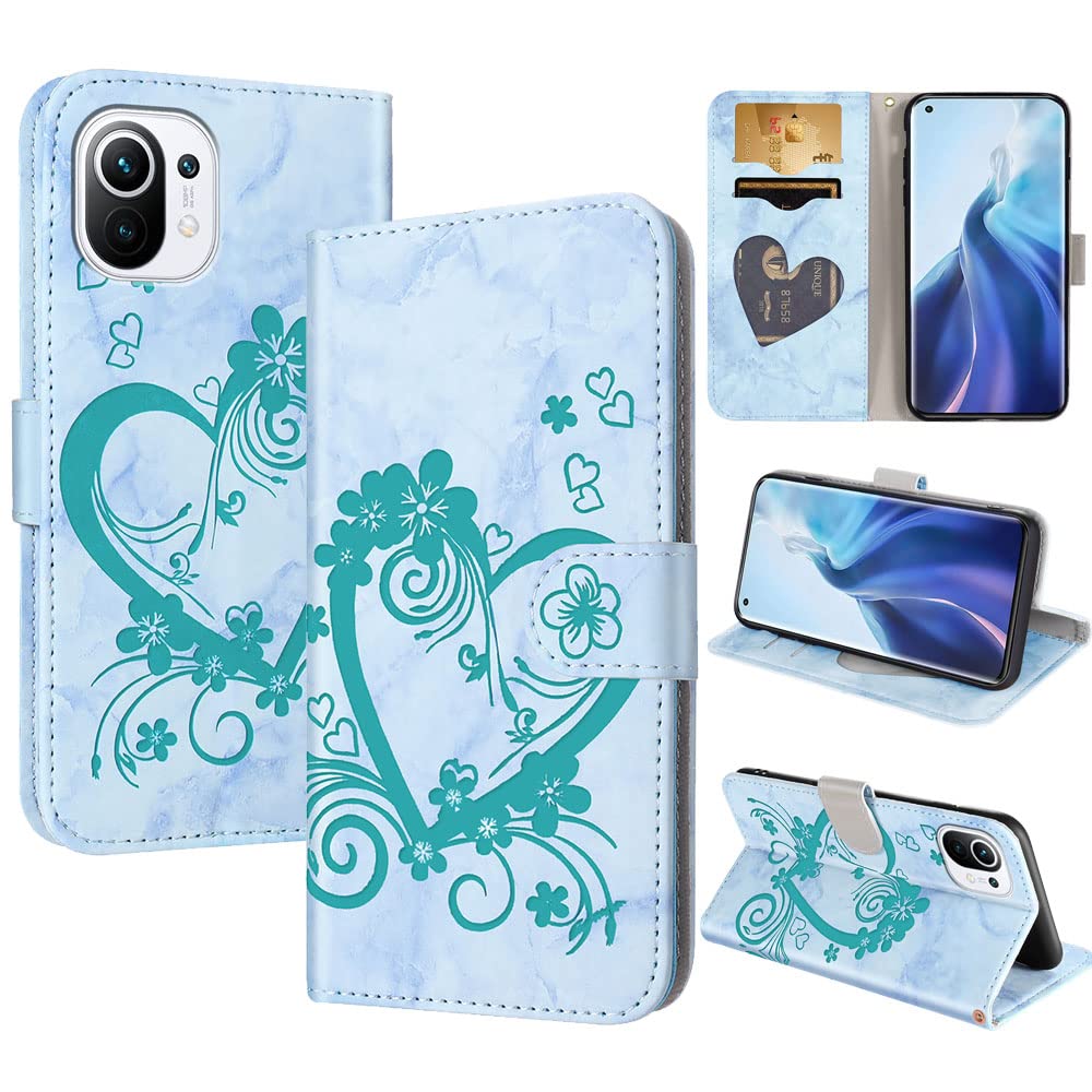 Handyhülle Für Xiaomi Poco F3 5G / Mi 11i 5G - PU Leder Flip Case Mit Kartenfächern & Standfunktion