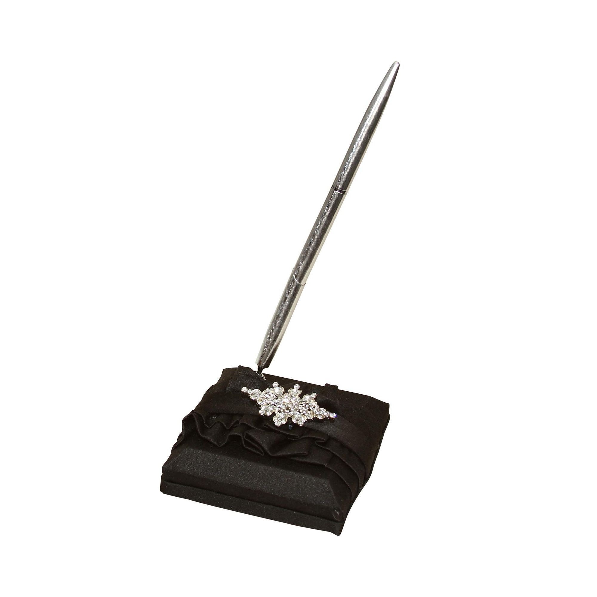 Porte-stylo et stylo noir Isabella Ivy Lane Design de qualité premium