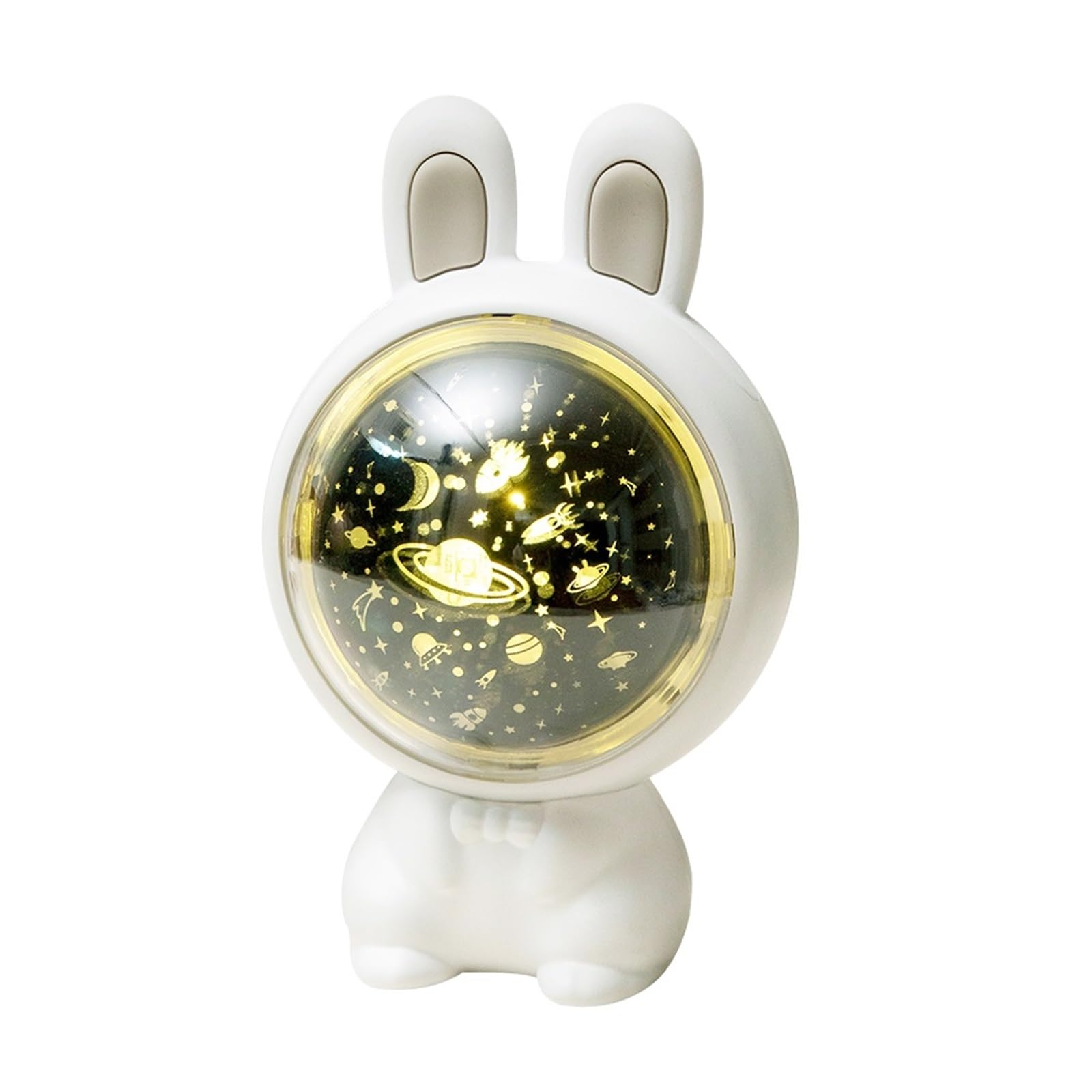 TRDEWR Rabbit Astronaut Star Starry Projector Rotate Lamp Night Lights Music Box Ambient Home Decor Decoration Gift for Children Create an Atmosphere(Rabbit Projection)