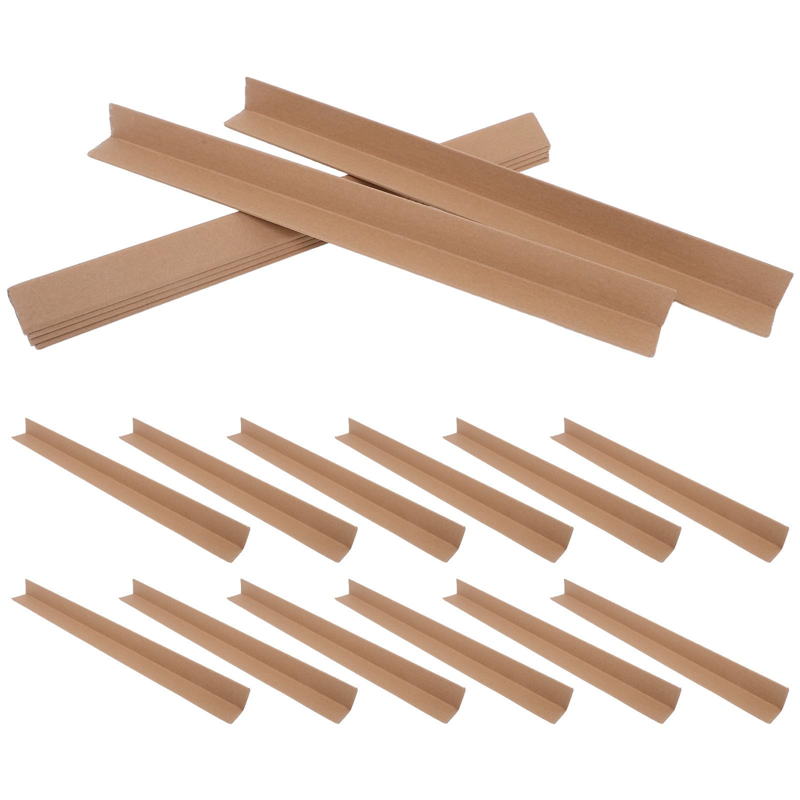 POPETPOP 20pcs Protections de Bord en Papier Recyclables pour Meubles et Cartons, Coins D'emballage Robustes pour Déménagement et Emballage Rapide