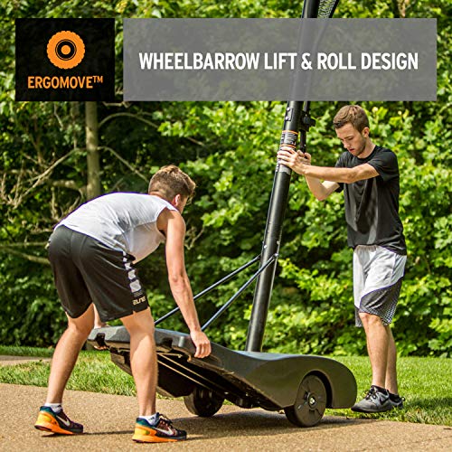 Image of Silverback NXT Portable Adjustable 10ft Outdoor Basketball Hoop - 50 inch and 54 inch Basketball Goal Backboard Available - Assembles in 90 Minutes