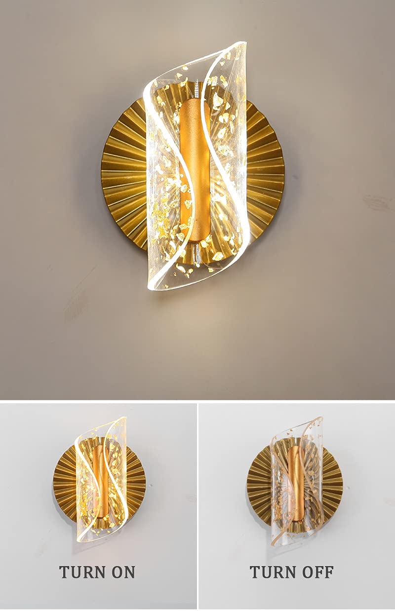 Aplique de pared Lámpara de pared LED de mariposa Luz interior moderna Escalera de lujo Mesita de noche Dormitorio Fondo Lámparas de comedor Decoración, Accesorios de iluminación