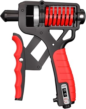 Hand Adjustable Hand Grip Trainer, Grip Weights Strength Trainer Forearm, Adjustable Distance/Resistance Ergonomic Non-Slip Rubber Hand Gripper with Counter