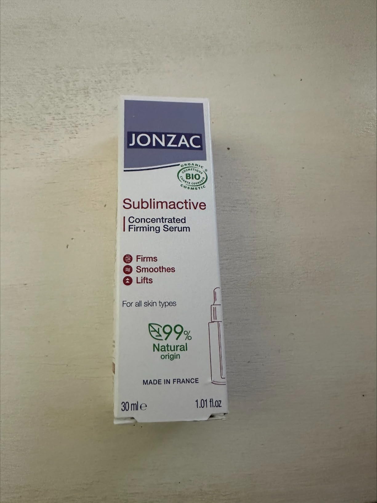 JONZAC Eau Thermale Jonzac Sublimactive Anti-Aging Firming Serum for Face - Visibly Reduces Fine Lines and Smooths Wrinkles - Natural Skin Care - Safe for Sensitive Skin - 1.01 Fl Oz