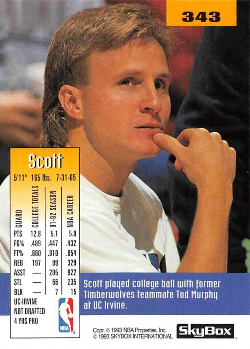 Amazon.com: 1992-93 SkyBox Series 2 Basketball #343 Scott Brooks