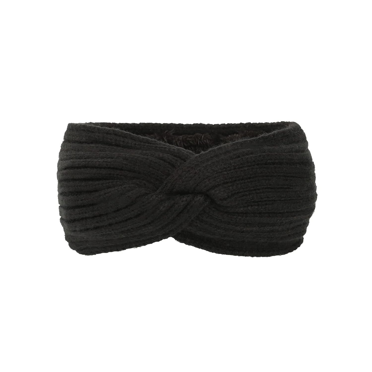 Winter Headbands for Women Crochet Fuzzy Knit Warm Soft Ear Warmers for Hiking Cycling Sport Running Cold Weather