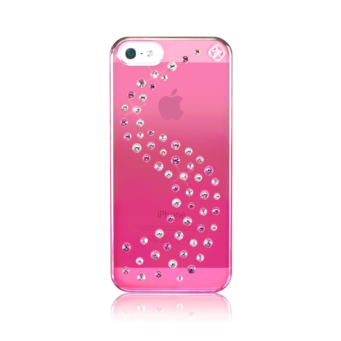 Bling My ThingMilky Way Series Metallic Mirror Case for iPhone 5 (Pink Love Mix) BMT-22-16-02-42