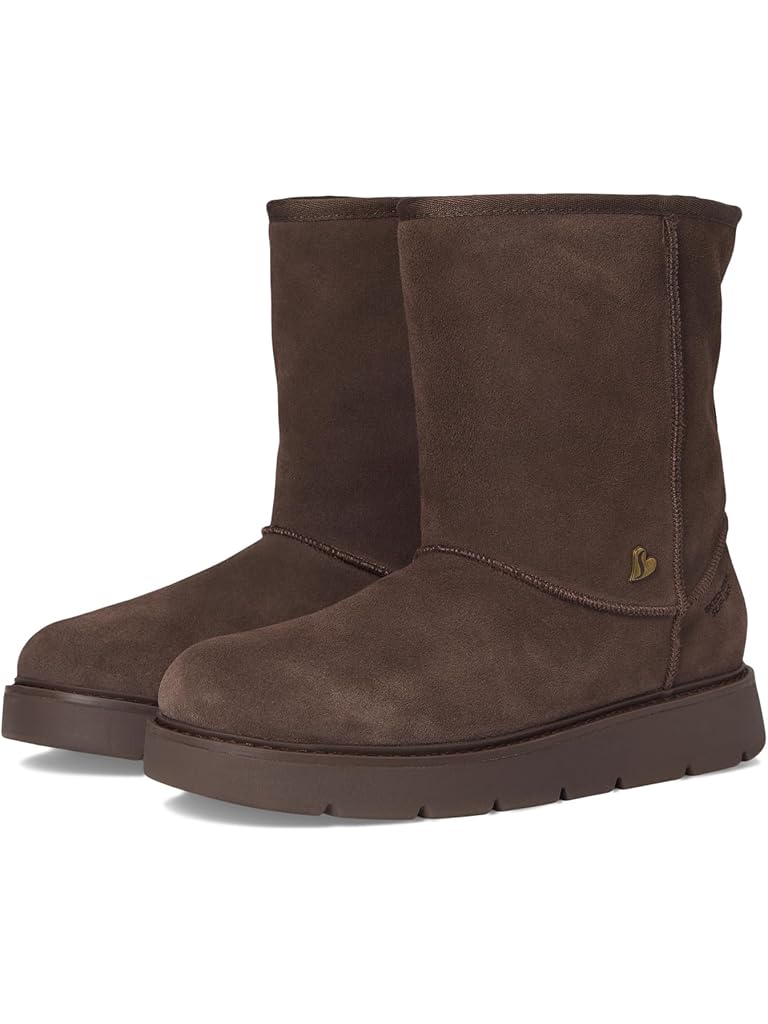 Brown SKECHERS Keepsakes Cozy - Cozy Mid Hands Free Slip-ins