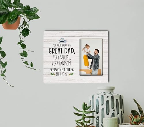 Miniatura 4 de HiLus Marco de fotos para papá, regalo de marco de fotos de madera, regalo especial para papá, regalo de gran papá, regalo de foto para papá, regalo