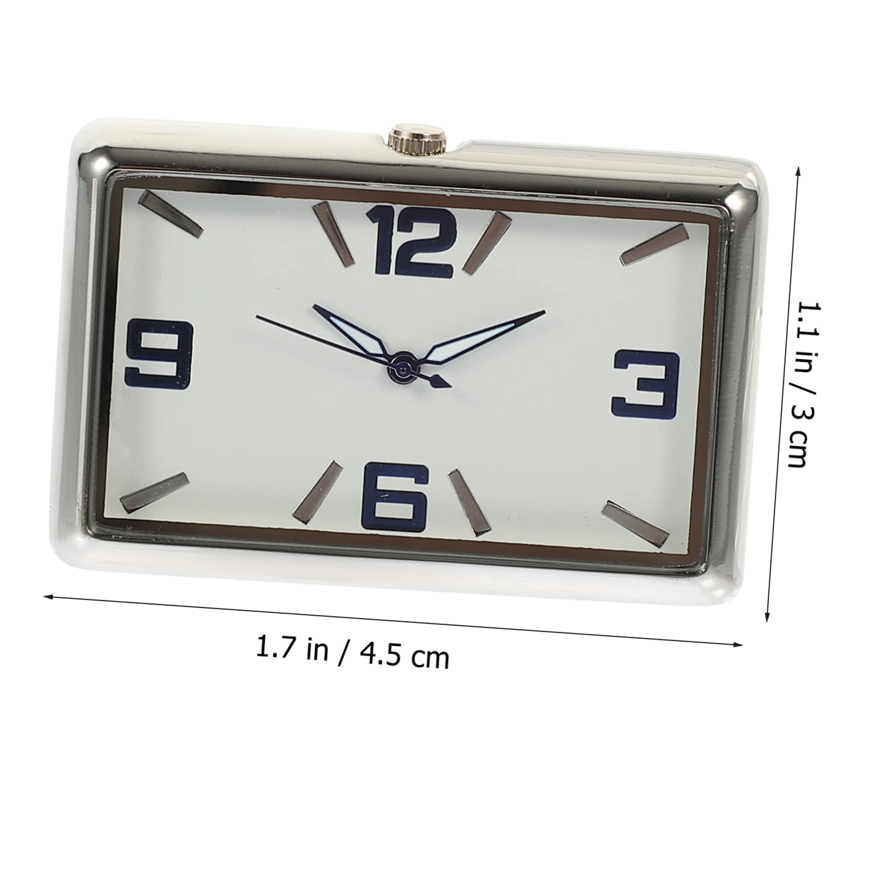 SOLUSTRE 4piezas Reloj Analógico De Tablero Para Coche Reloj De Salpicadero y Decorativo Para Vehículo Instalación y Automóviles y