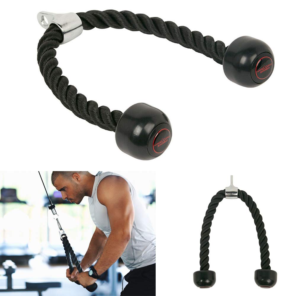 Shred Tricep Rope Push Pull Down Cord Press Multi Gym Bodybuilding