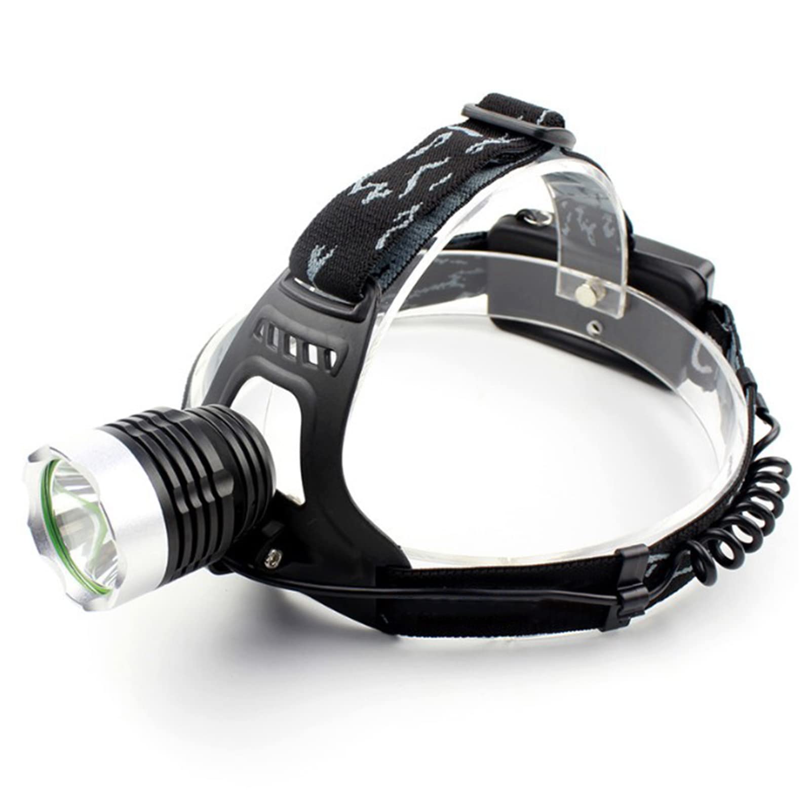 Lampe frontale LED haute puissance rechargeable par USB, lumière blanche, pour pêche en plein air, camping, 3,7 à 4,2 V
