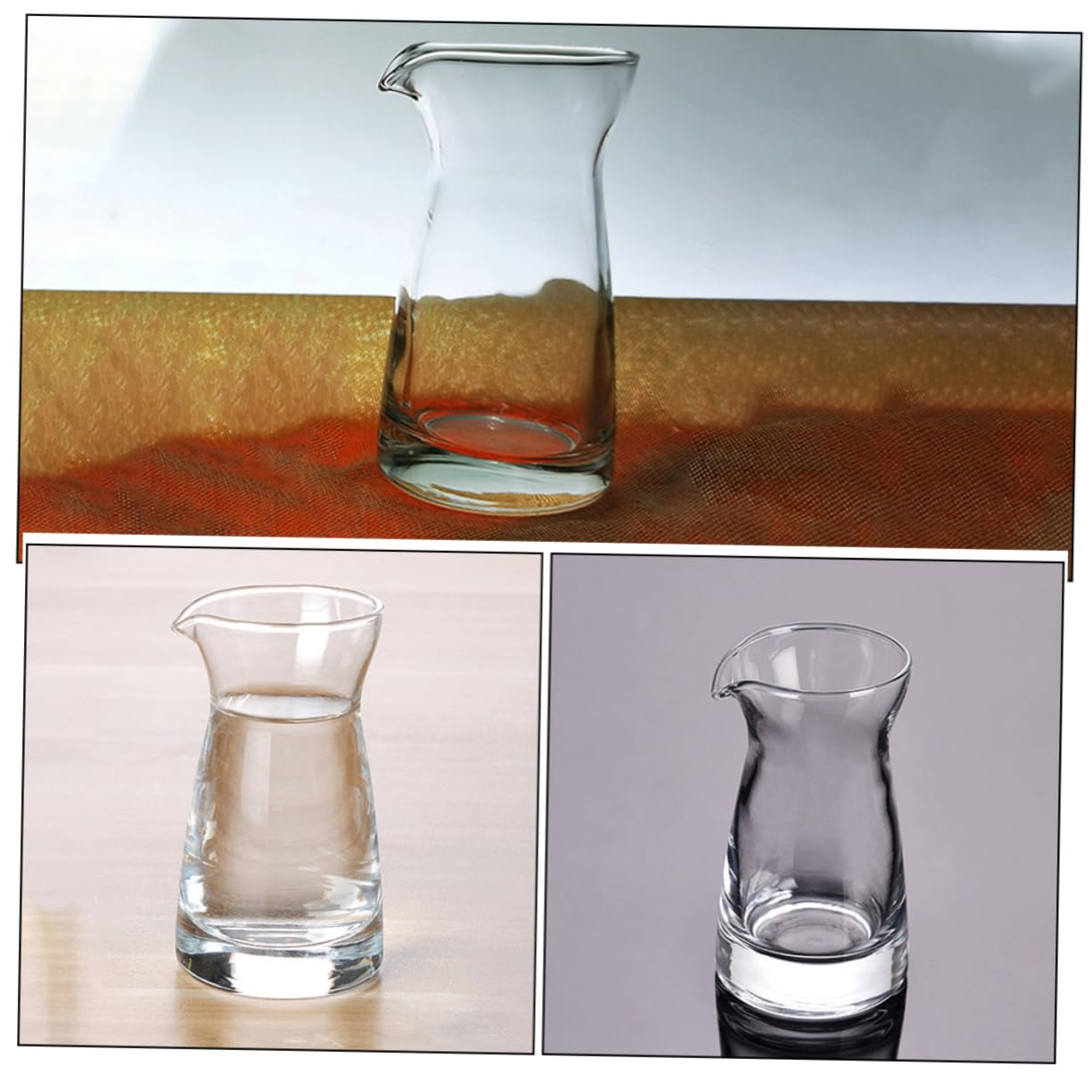 6 Stück Glas Milchrahmkännchen 80ml für Soße und Getränke