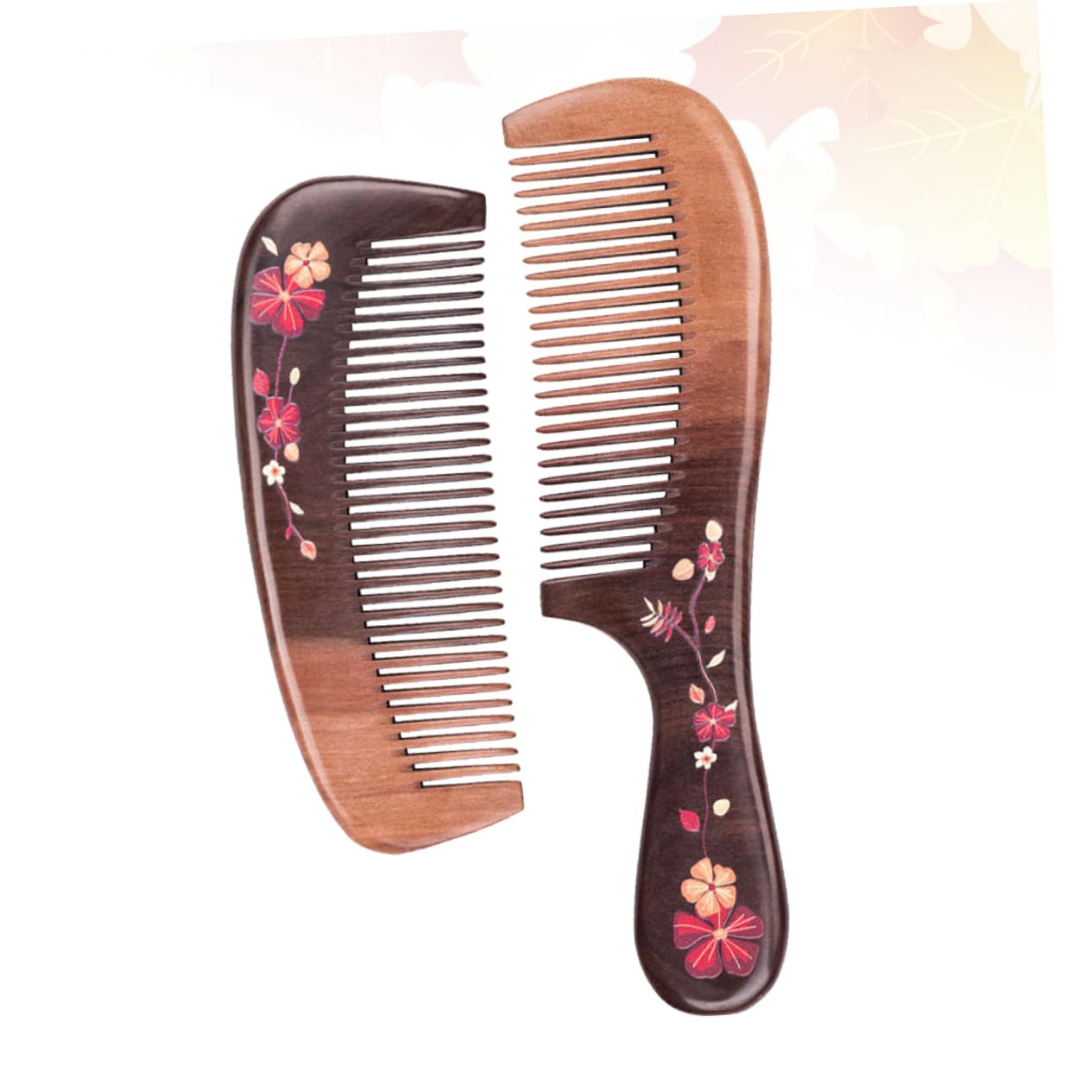 Beavorty 6pièces Peigne Sculpté Anti- Pour Cheveux De Peigne De Massage Et Usage Salon Ou Extérieur