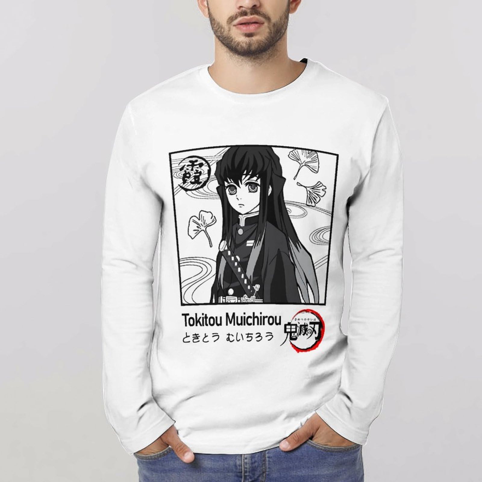 時透無一郎 Tシャツ Tシャツ 時透無一郎 ビッグシルエットTシャツ“HEROES”(2022) ブラック