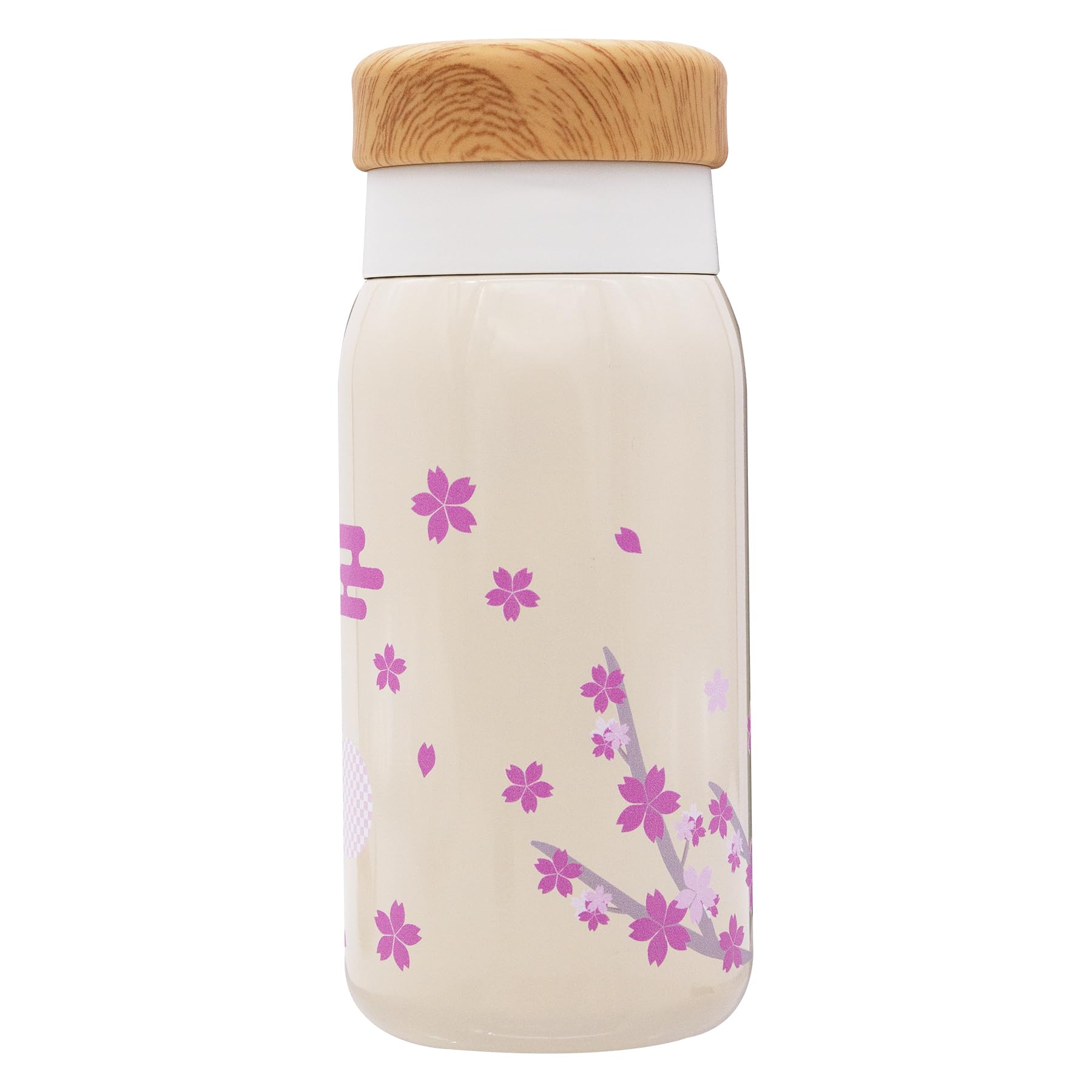 Orgo Sakura Bottle, 9.5 fl oz (280 ml), Japanese Souvenir, Cherry Blossom, Stainless Steel Bottle, Stainless Steel Thermos, Inbound Mug Bottle, Original Design, Heat Retention, Vacuum Double Layer